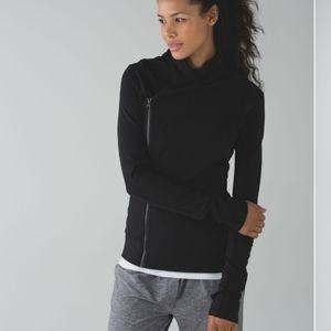 Lululemon Bhakti asymmetrical zip jacket
